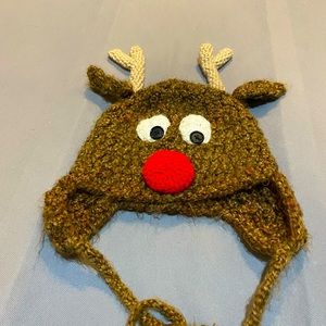 Ruldolph hat- homemade!